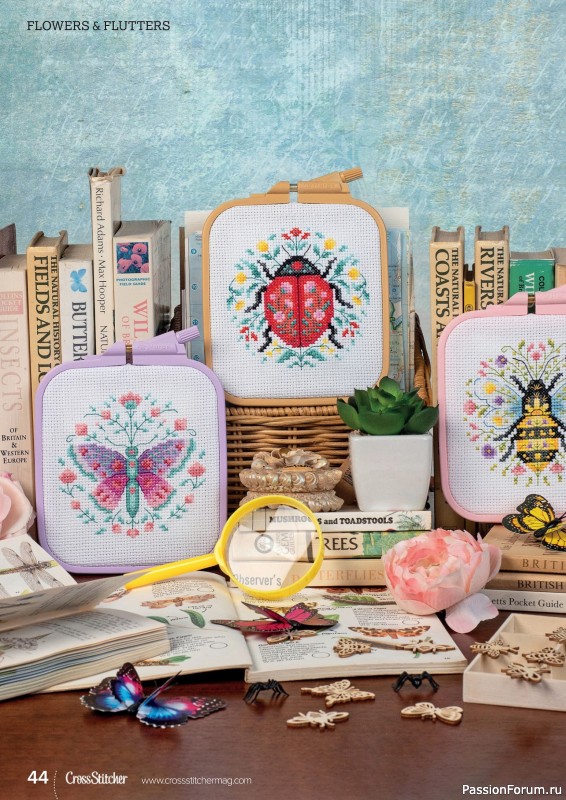 Коллекция вышивки в журнале «CrossStitcher №425 2025»