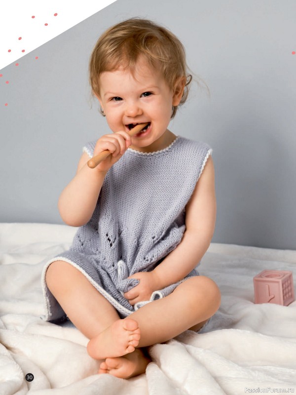 Вязаные модели для детей в журнале «Baby Maschenmode №61 2024»