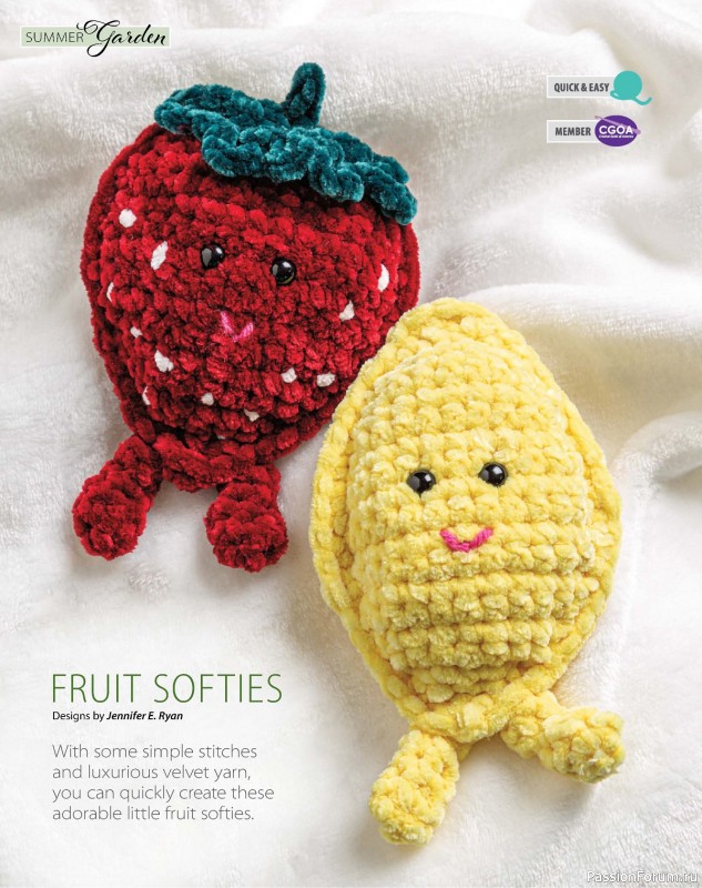 Вязаные проекты крючком в журнале «Crochet World – Summer 2024»