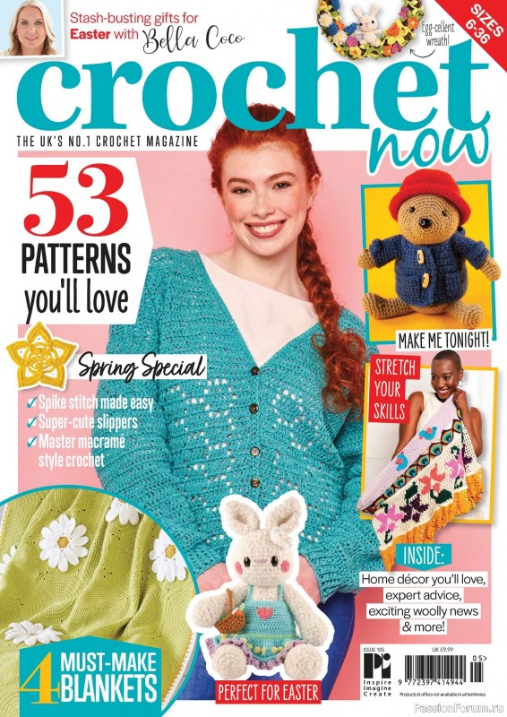 Вязаные проекты крючком в журнале &laquo;Crochet Now №103 2024&raquo;