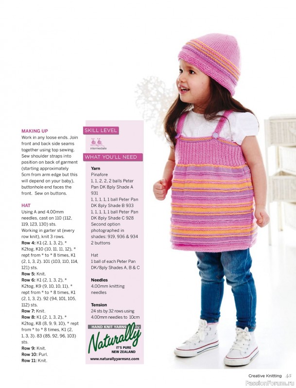 Вязаные модели спицами в журнале «Creative Knitting №84 2024»