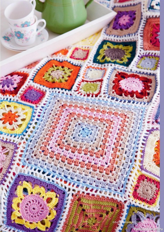 Вязаные проекты крючком в журнале «Create Your Own Crochet Blankets - 2023»
