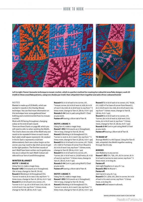Вязаные проекты крючком в журнале «Simply Crochet №144 2023»