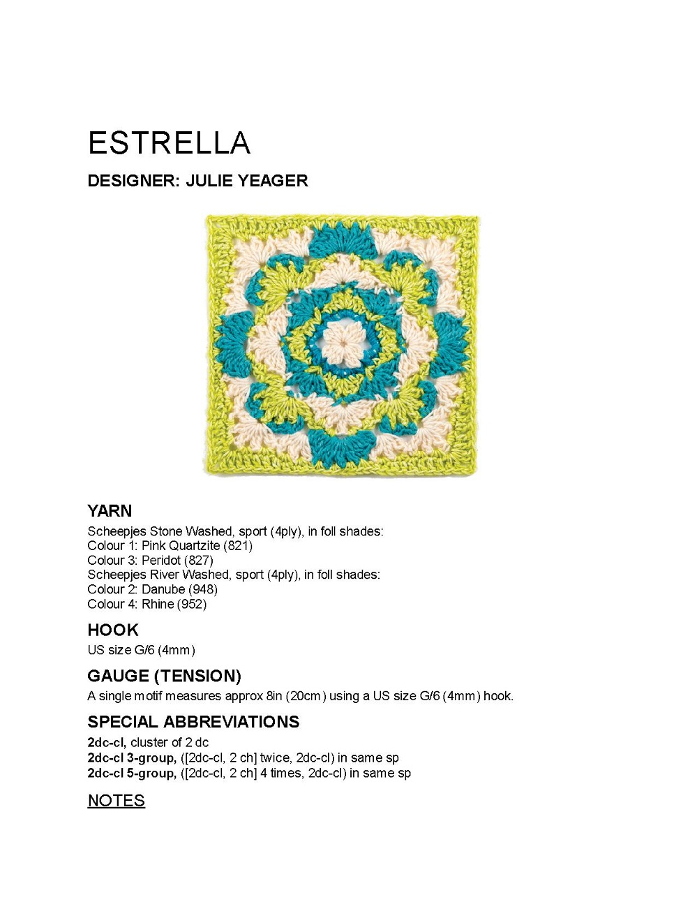 Коллекция проектов крючком в книге &laquo;100 Crochet Tiles&raquo;