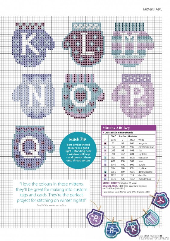 Коллекция вышивки в журнале «Cross Stitch Favourites - Christmas 2022»