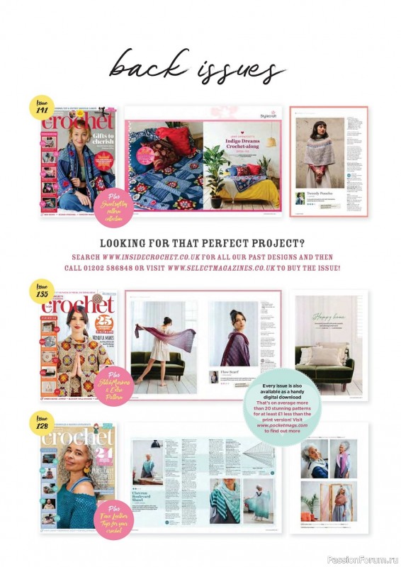Вязаные проекты крючком в журнале «Inside Crochet №149 2022»