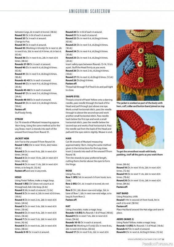 Вязаные проекты крючком в журнале «Simply Crochet №148 2024»