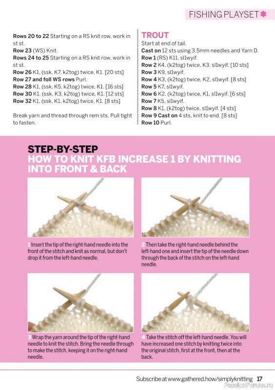 Вязаные проекты крючком в журнале «Simply Knitting №266 2025»