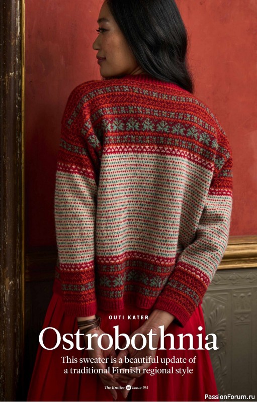 Вязаные проекты спицами в журнале «The Knitter №194 2023»