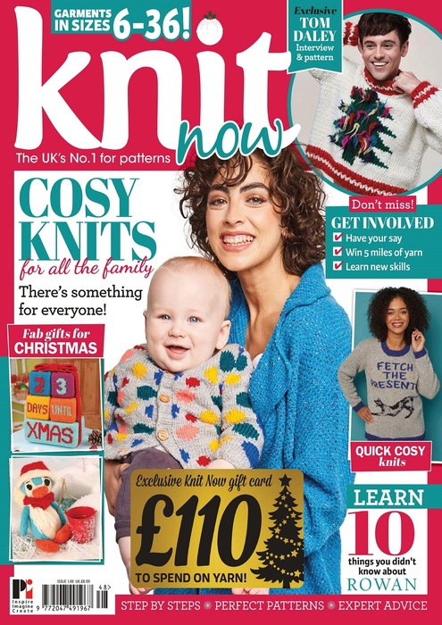 Вязаные проекты спицами в журнале &laquo;Knit Now №148 2022&raquo;