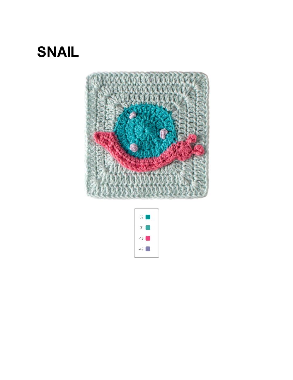 Коллекция "бабушкиных квадратов" в книге «3D Animal Granny Squares»