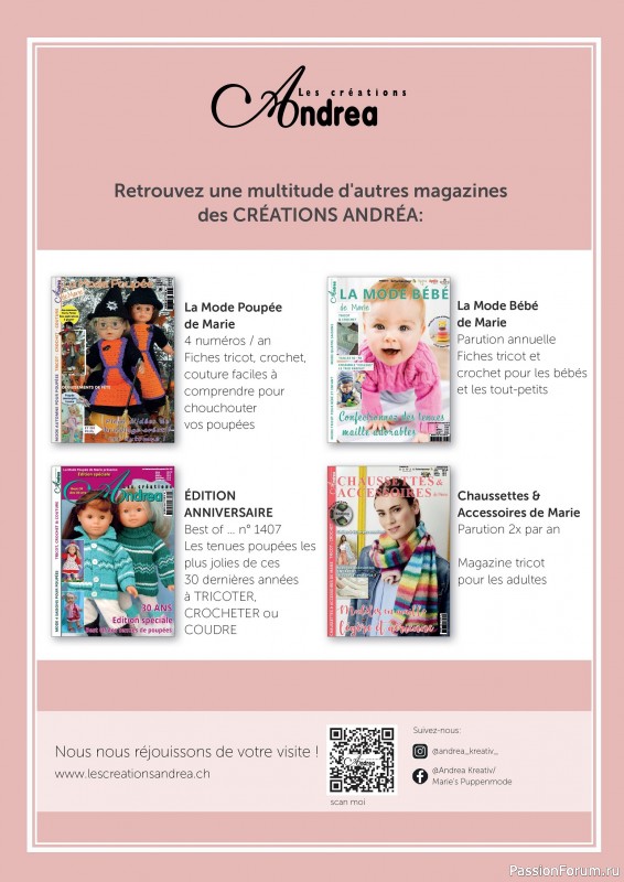 Вязаные проекты крючком в журнале «Marie's Socken & Accessoires №5 2024»