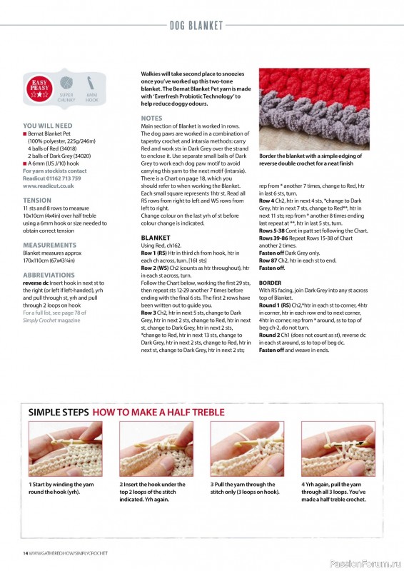 Вязаные проекты крючком в журнале «Simply Crochet №148 2024»