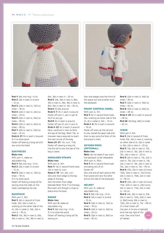 Вязаные модели крючком в журнале «Inside Crochet №146 2022»