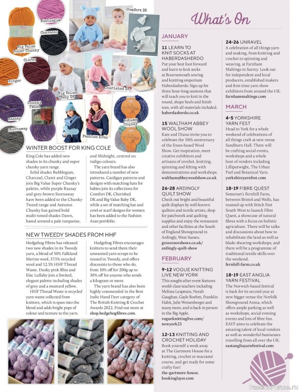 Вязаные модели спицами в журнале «Knitting №239 2023»