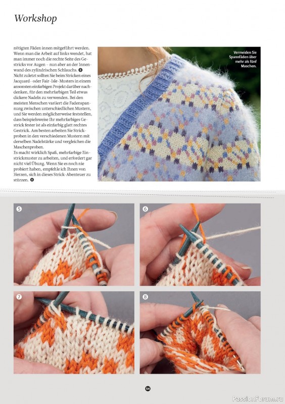 Вязаные модели в журнале «The Knitter №68 2024»