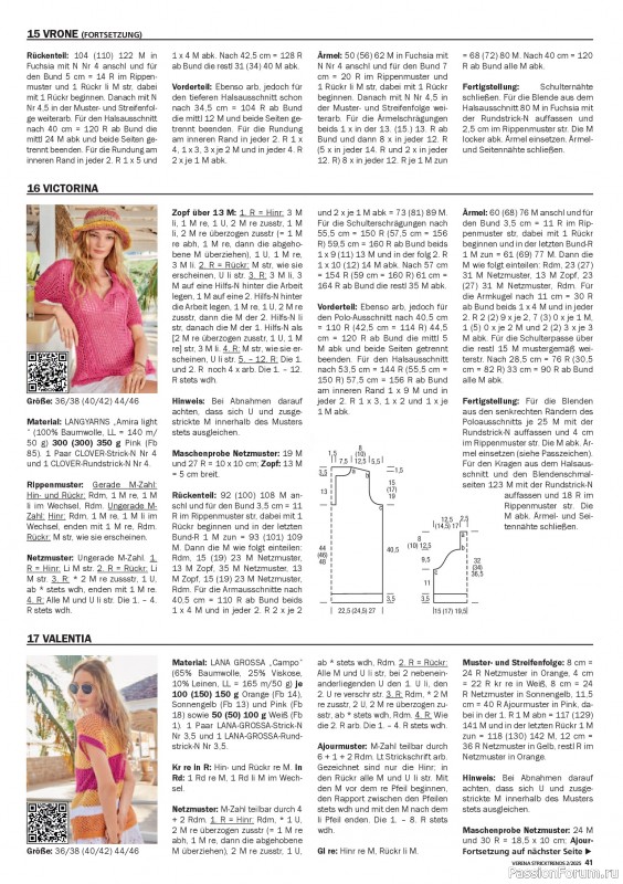 Вязаные модели в журнале «Verena Stricktrends №2 2025»