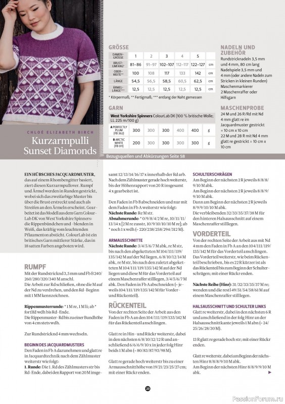 Вязаные проекты спицами в журнале «The Knitter Germany №65 2023»
