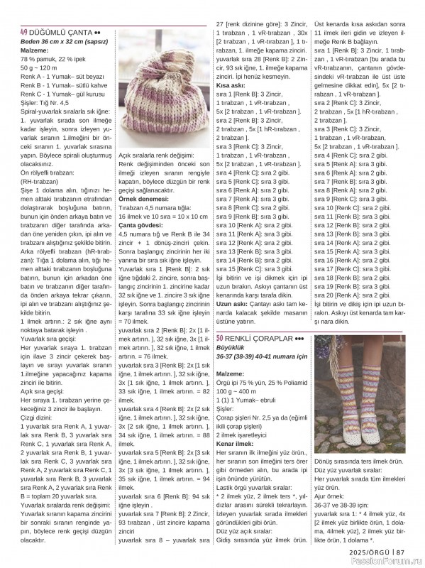 Вязаные модели в журнале «Burda Orgu №1 2025»
