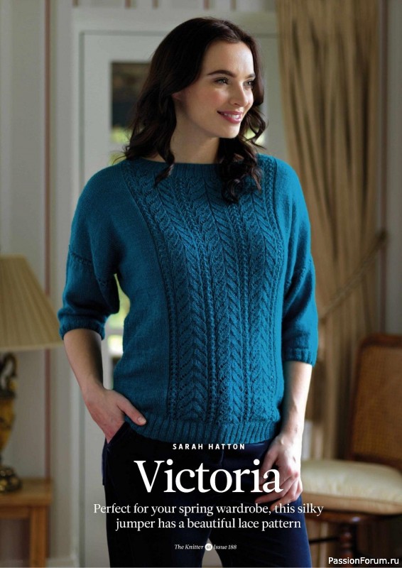 Вязаные проекты спицами в журнале «The Knitter №188 2023»