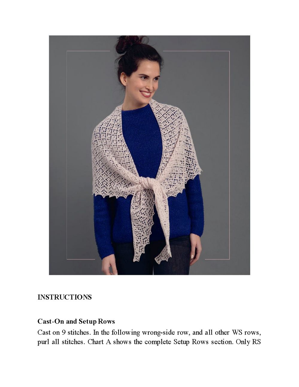 Коллекция ажурных проектов в книге &laquo;Lace Knit Shawls, Sweaters, Socks &amp; Hats&raquo;