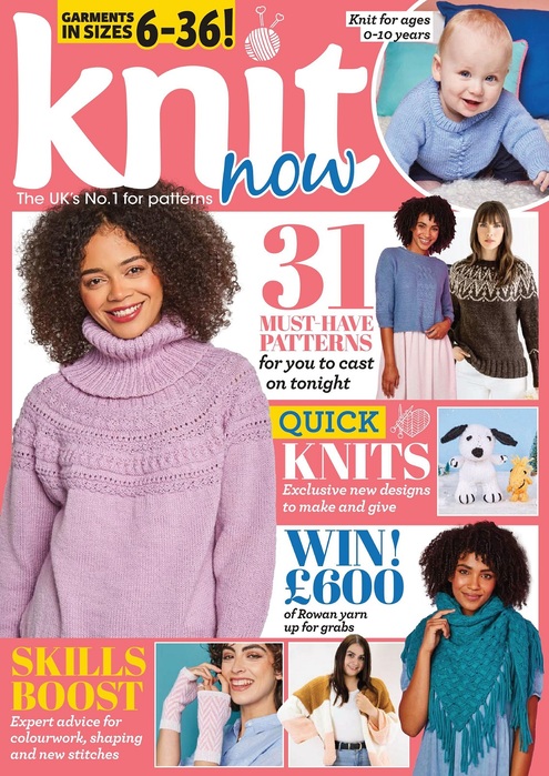 Вязаные проекты спицами в журнале &laquo;Knit Now №149 2022&raquo;