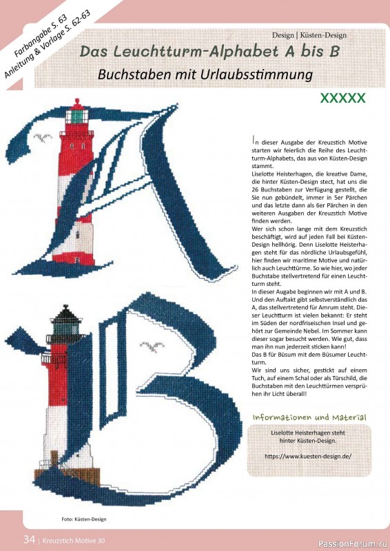 Коллекция вышивки в журнале «Kreuzstich Motive №30 2024»