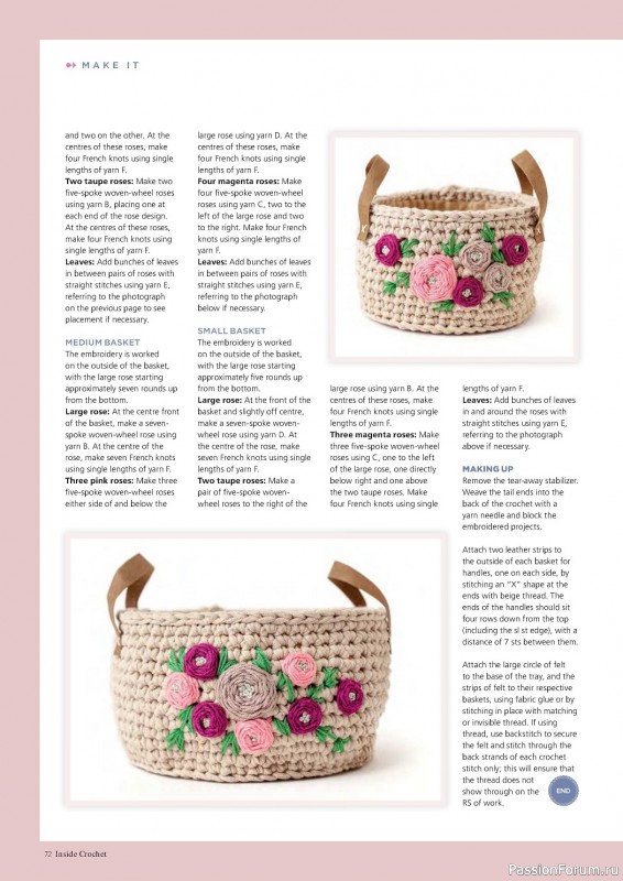 Вязаные проекты крючком в журнале «Inside Crochet №156 2023»