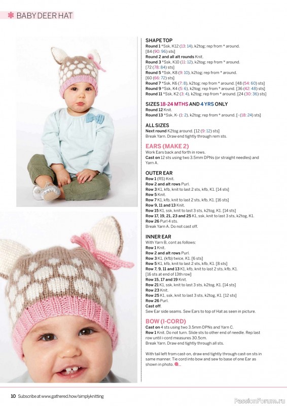Вязаные проекты крючком в журнале «Simply Knitting №252 2024»