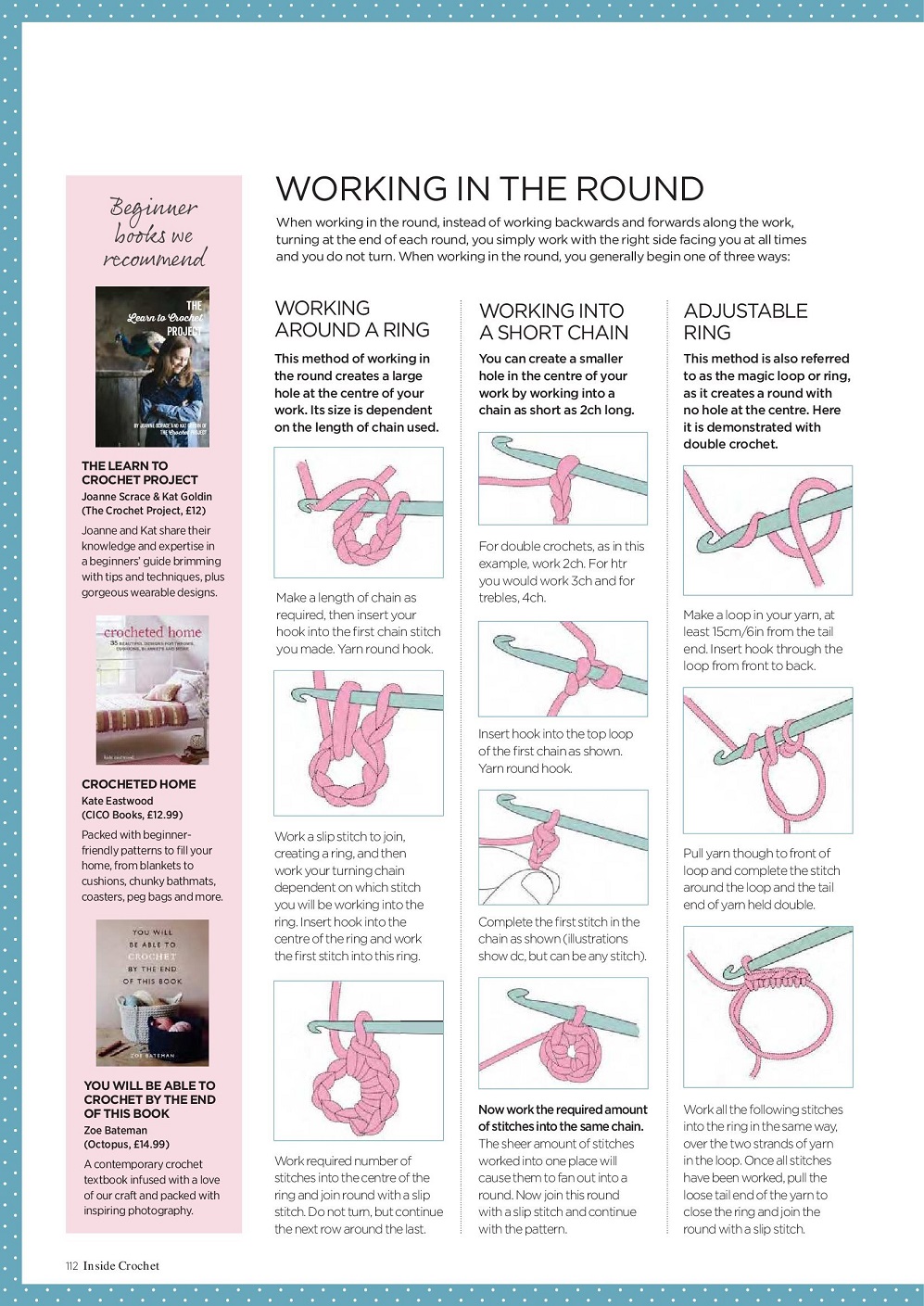 Вязаные модели одежды в журнале "Inside Crochet №144 2022"