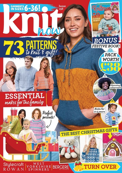 Вязаные проекты в журнале &laquo;Knit Now №158 2023&raquo;