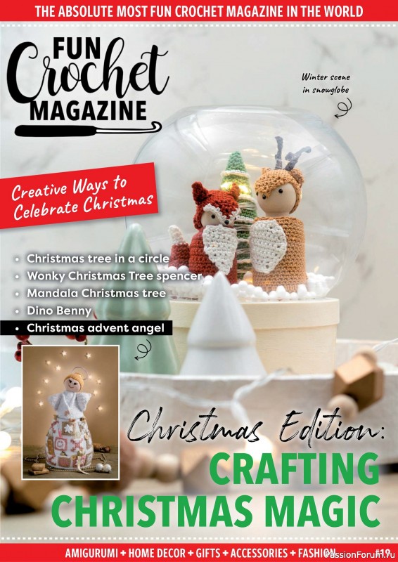 Вязаные проекты в журнале &laquo;Fun Crochet Magazine №19 2024&raquo;