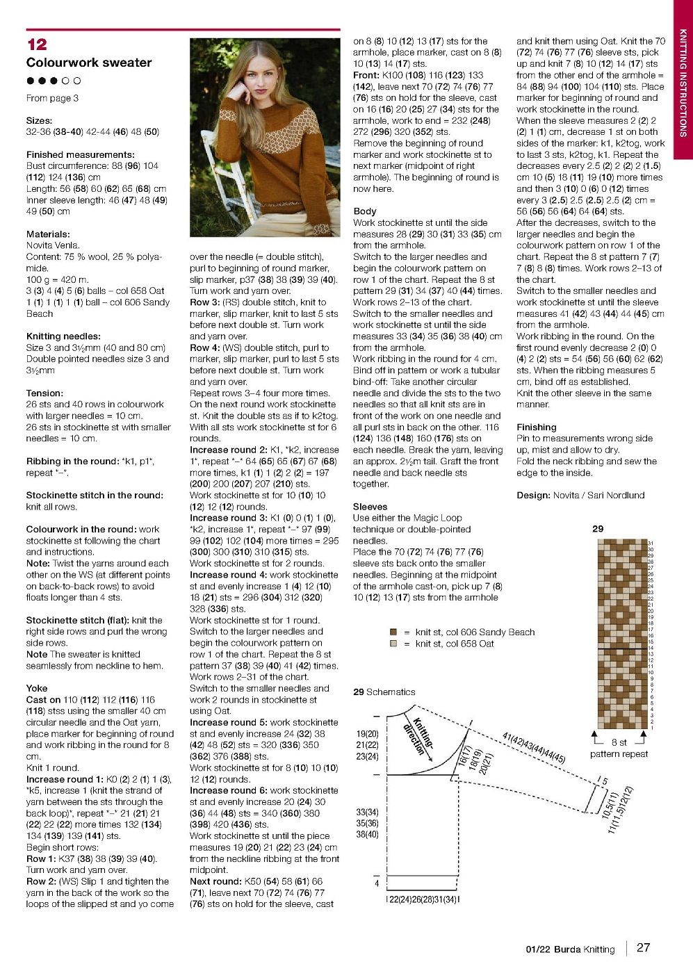 Модный трикотажный гардероб для женщин в журнале &quot;Burda Knitting&quot;