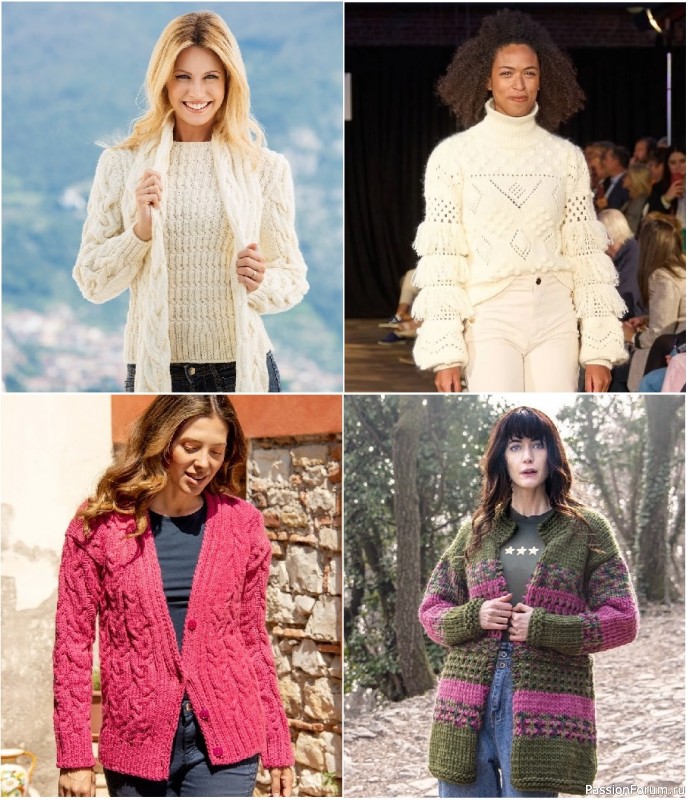 Вязаные модели в журнале &laquo;Knitting. Моё любимое хобби №1 2024&raquo;