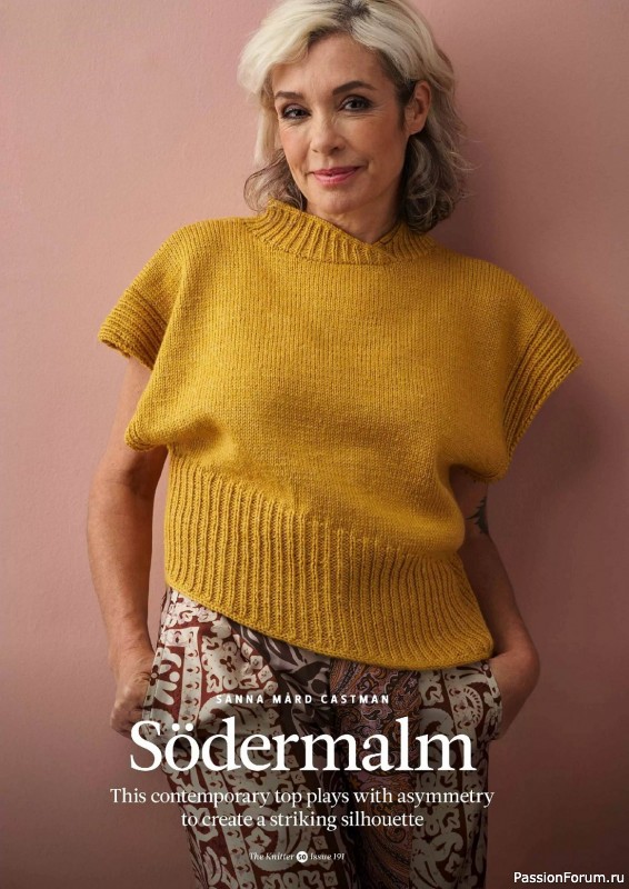 Вязаные проекты спицами в журнале «The Knitter №191 2023»