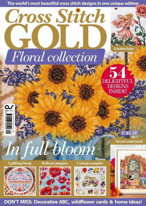 Коллекция вышивки в журнале &laquo;Cross Stitch Gold - Floral Collection 2023&raquo;