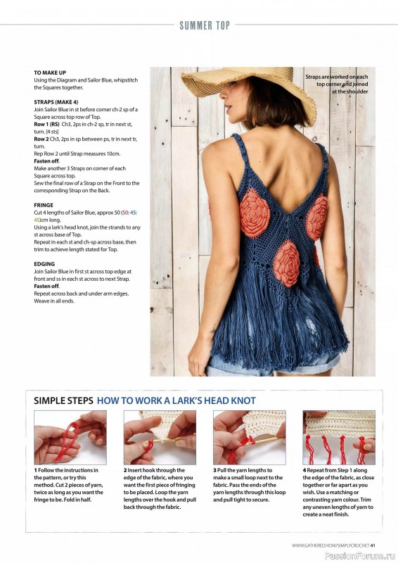 Вязаные проекты крючком в журнале «Simply Crochet №151 2024»