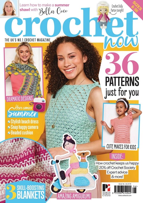 Вязаные проекты крючком в журнале &laquo;Crochet Now №96 2023&raquo;