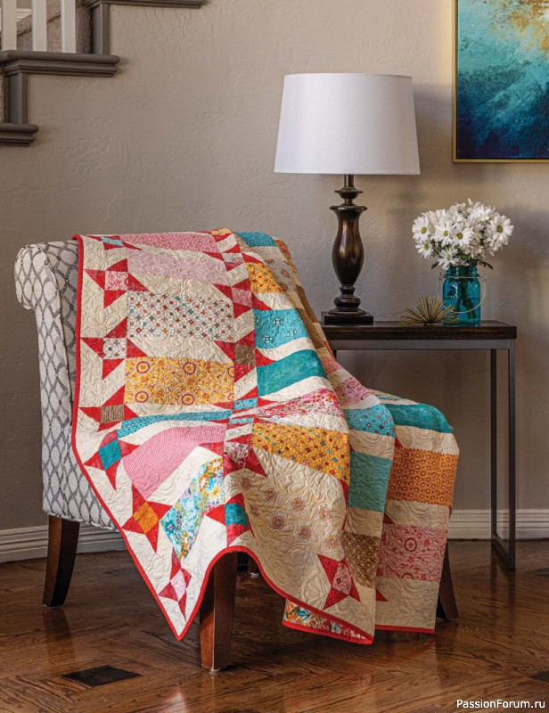 Коллекция проектов для рукодельниц в журнале «Fons & Porter’s Love Of Quilting - Summer 2025»