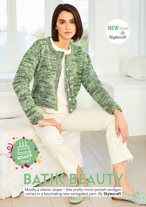 Вязаные проекты крючком в журнале «Simply Knitting №250 2024»