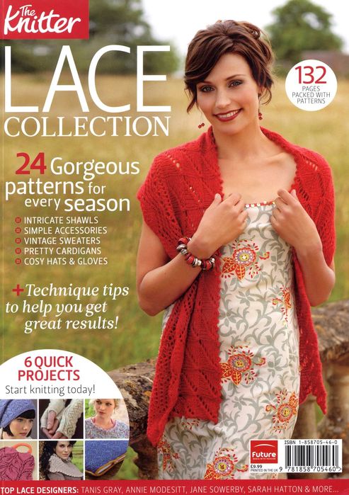 Вязаные проекты спицами в журнале &laquo;The Knitter. Lace Collection 2012&raquo;