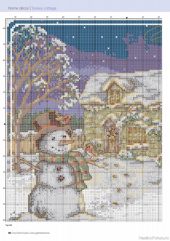 Коллекция вышивки в журнале «Cross Stitch Gold - Christmas 2024»