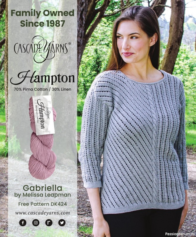 Вязаные модели в журнале «Vogue Knitting – Spring-Summer 2023»