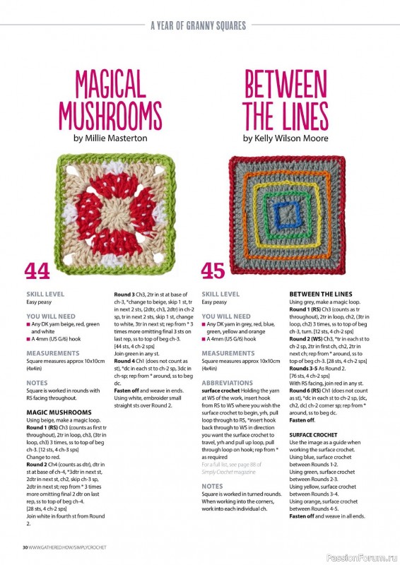 Вязаные проекты крючком в журнале «Simply Crochet №126 2022»