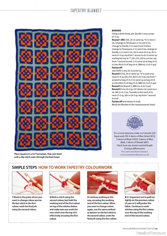 Вязаные проекты крючком в журнале «Simply Crochet №145 2024»