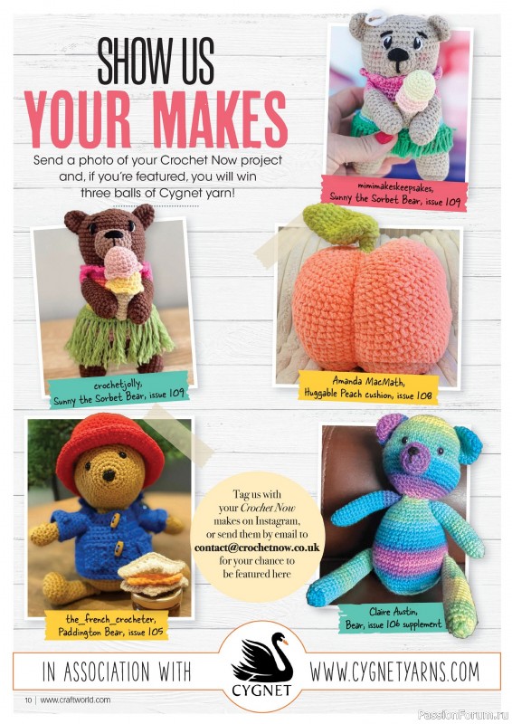 Вязаные проекты крючком в журнале «Crochet Now №111 2024»