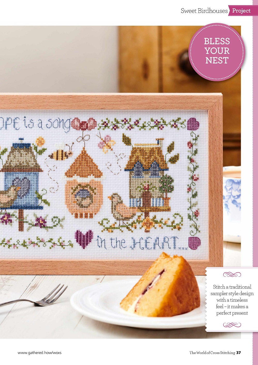 Журнал "The World of Cross Stitching №316 2022"