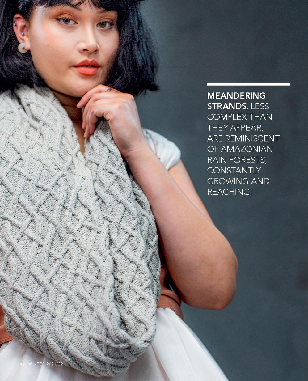 Журнал "Vogue Knitting Winter" 2021/2022. Коллекция трикотажной одежды