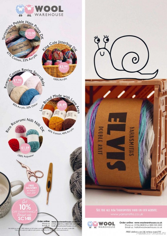 Вязаные проекты крючком в журнале «Simply Crochet №148 2024»
