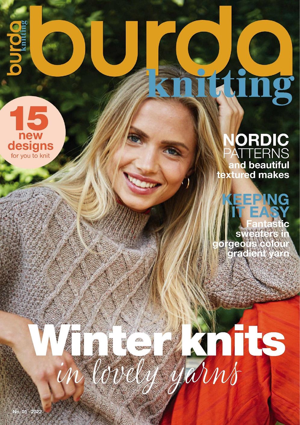 Модный трикотажный гардероб для женщин в журнале &quot;Burda Knitting&quot;
